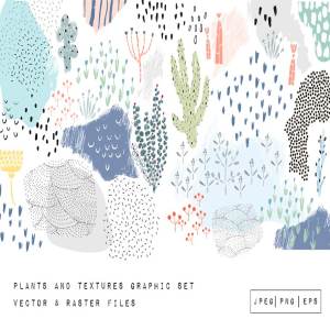 沙漠植物图案纹理 PLANTS and TEXTURES