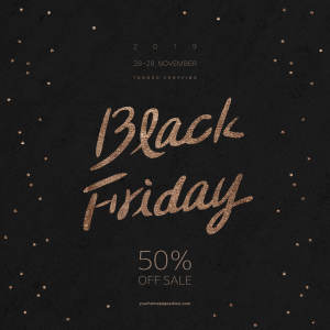 黑五海淘特惠购物活动广告宣传电商海报psd素材