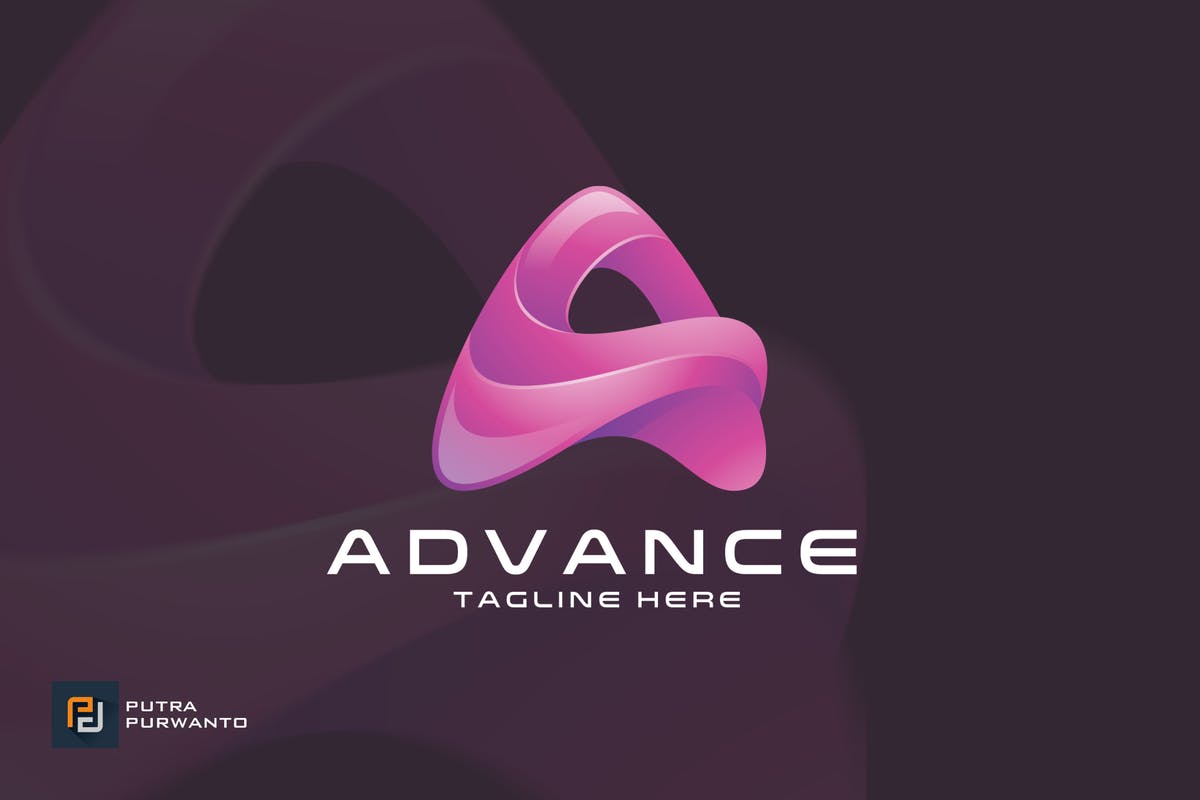 字母A图形Logo模板 Advance / Letter A – Logo Template