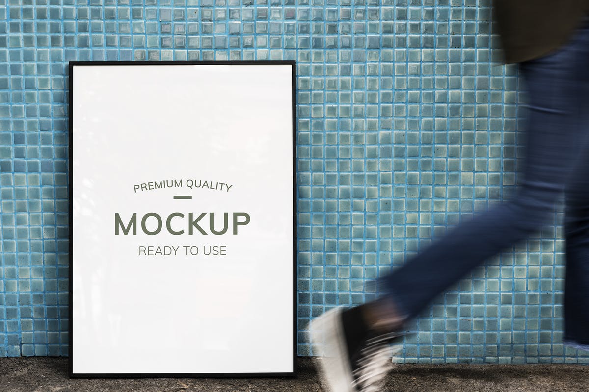 装饰框架相框画框样机模板 Decorative frame displays Mockup