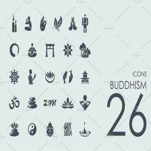 26枚佛教虔诚图标 26 Buddhism icons + Bonus