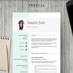 Word 格式介绍信&简历二合一模板 Word Resume & Cover letter Template