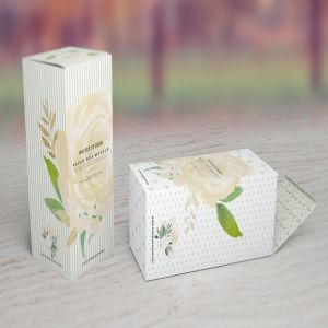 葡萄酒/饮料瓶外包装纸盒样机03 Paper Box Mockup 03