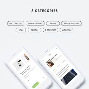 简约大方 APP UI 套件 Zade Mobile App UI KIT [for Adobe XD & Sketch]