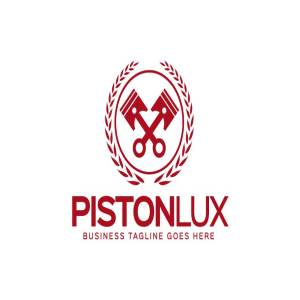 活塞图形Logo模板 Piston Logo插图1
