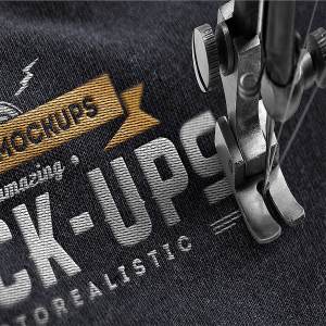 服装制衣纺织业专用 Logo 样机模板 Logo Mock-Ups V.1