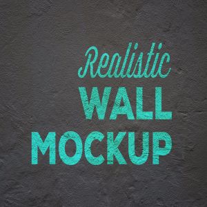 逼真水泥墙刷漆效果Logo设计/字体设计样机模板 Realistic Wall Mockup插图2