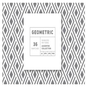 三十六种几何图形花样素材 Thirty Six Assorted Pattern