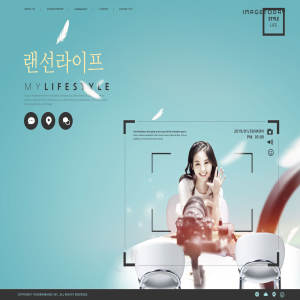 时尚生活方式直播节目场景海报设计素材