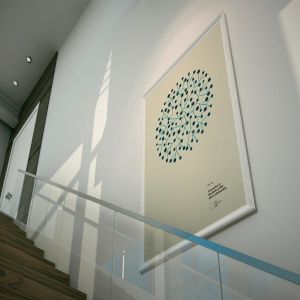 博物馆展厅室内画廊样机模型1 Gallery Mockup 1