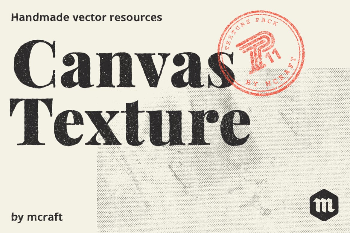 15个矢量折叠纸/画布纹理背景素材 Canvas Texture Pack Background
