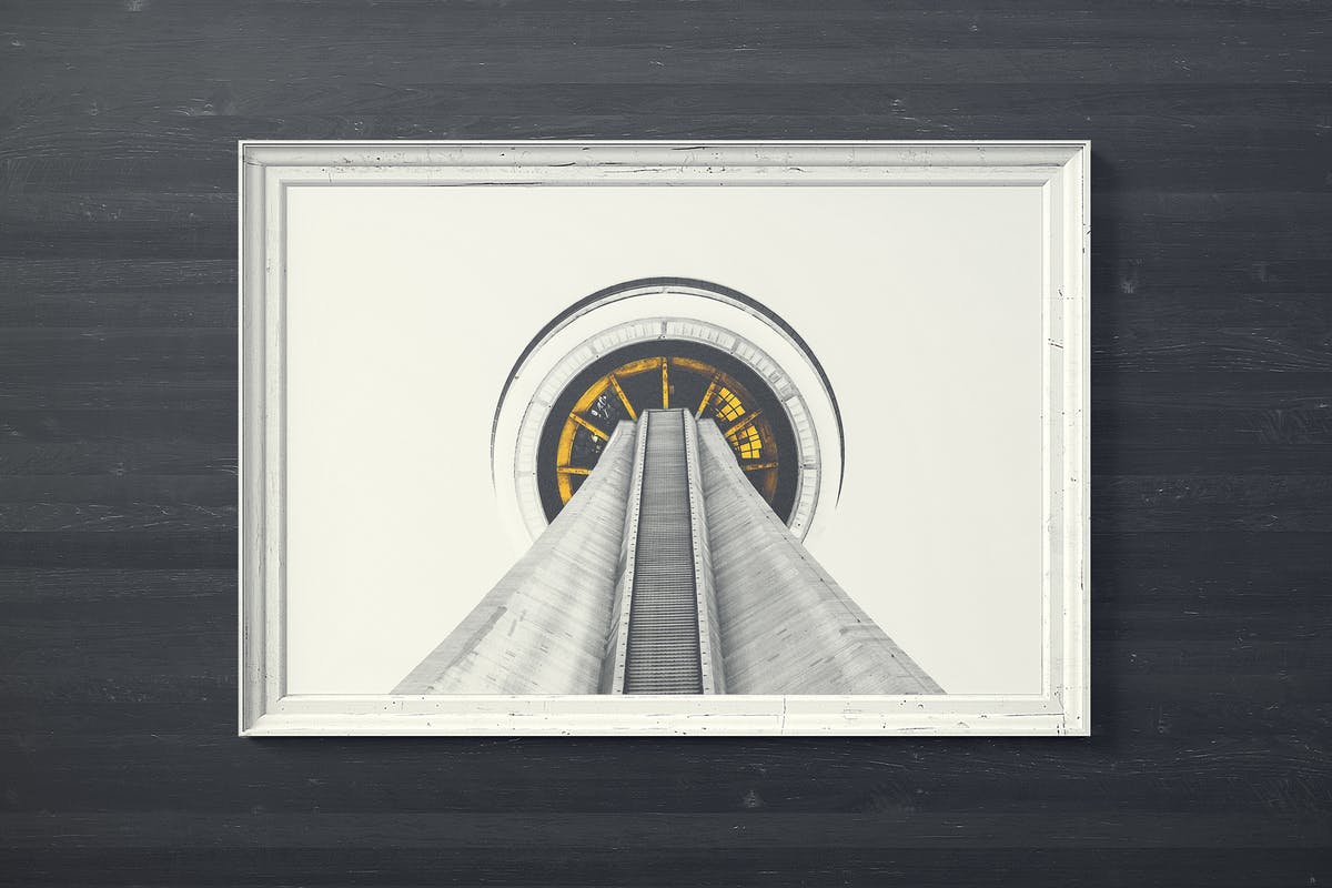 墙壁橱窗涂料艺术品样机套装V1 Frame Artwork Mockup Set 1