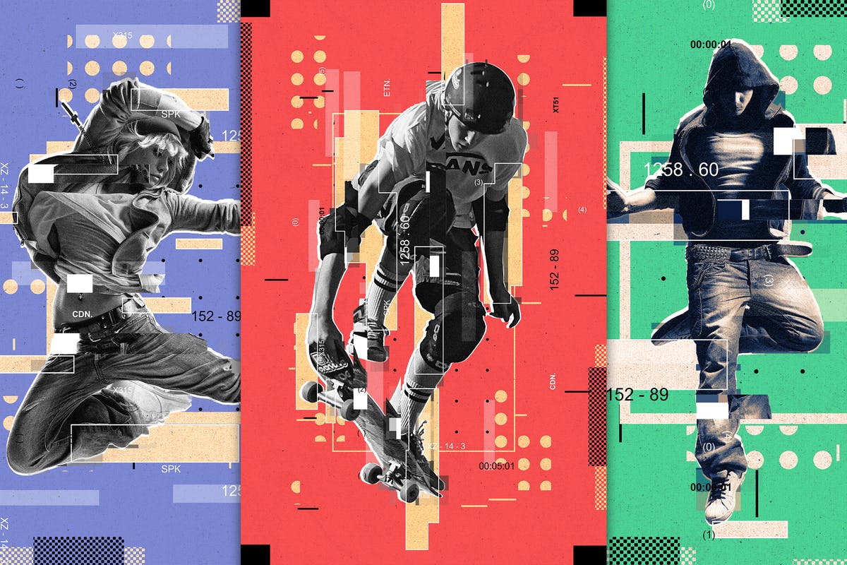 现代抽象海报设计风格效果PS动作 Modern Poster Photoshop Action