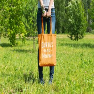 帆布手提袋样机模板 Canvas Bag Mockup