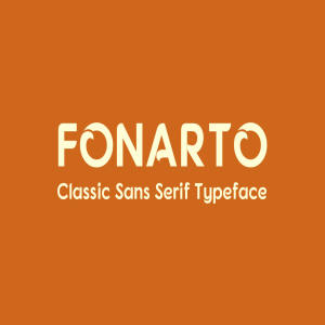英文无衬线经典字体 Fonarto Sans Serif Typeface