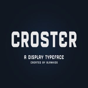 圆润英文无衬线排版字体下载 Croster – Display Typeface