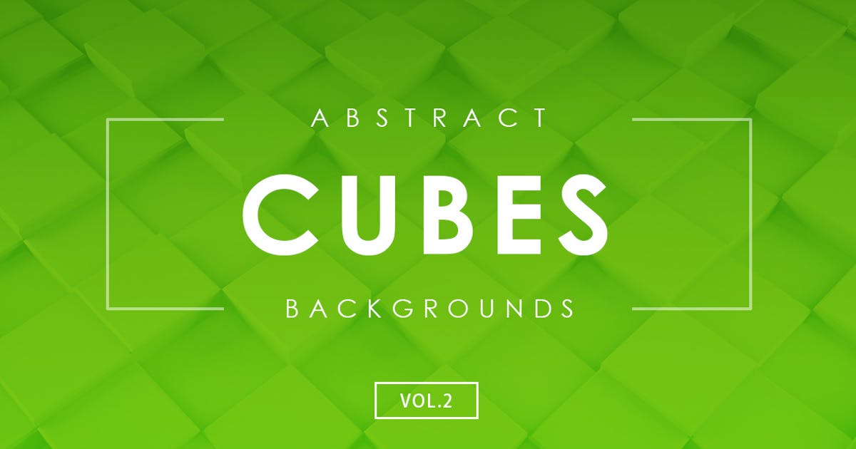 高清立方体抽象背景素材v2 Cubes Abstract Backgrounds Vol.2