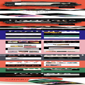 一流设计素材网下午茶：设计感极强的设计公司网站模板下载[PSD,sketch]