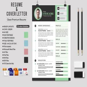 现代简约专业的个人简历模板