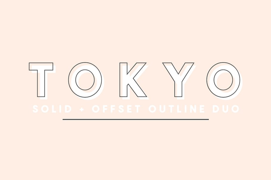 东京热？NO, 只是一款无衬线英文字体 Tokyo | A Designer Font Duo