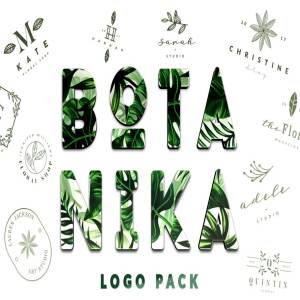 简约优雅品牌公司Logo设计模板 BOTANIKA Logo Pack