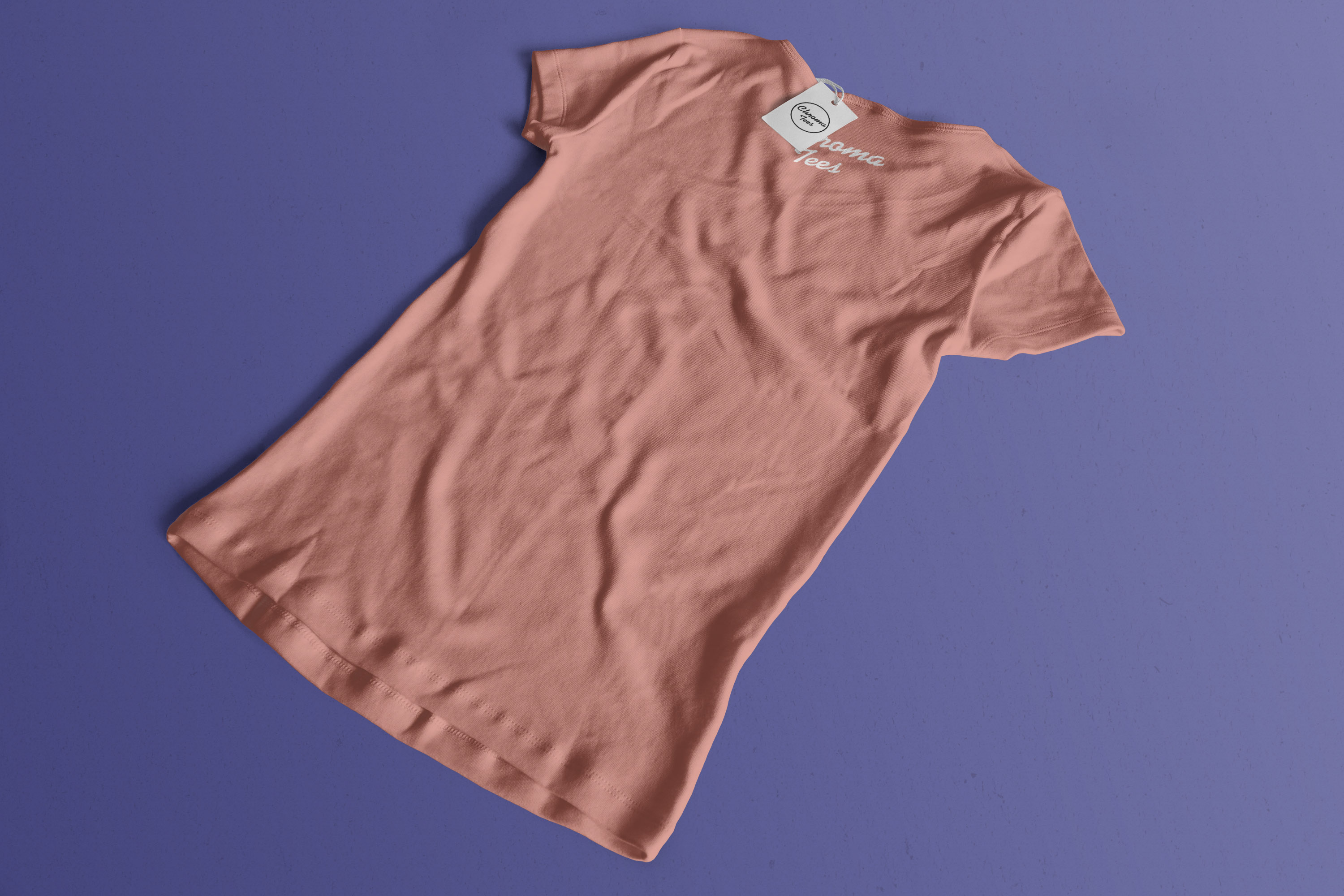 女士T恤设计背部预览图样机模板02 Woman Back T-Shirt Mockup 02