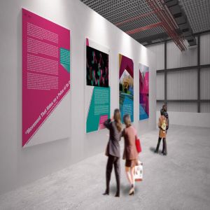 展馆橱窗艺术品海报样机模板v4 Exhibition Mockup [vol 4]