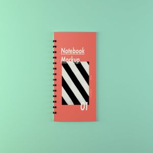 活页记事本封面设计效果图预览样机 Notebook Mockups