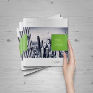 宣传画册设计样机模板 Landscape Brochure Mock-Up Set