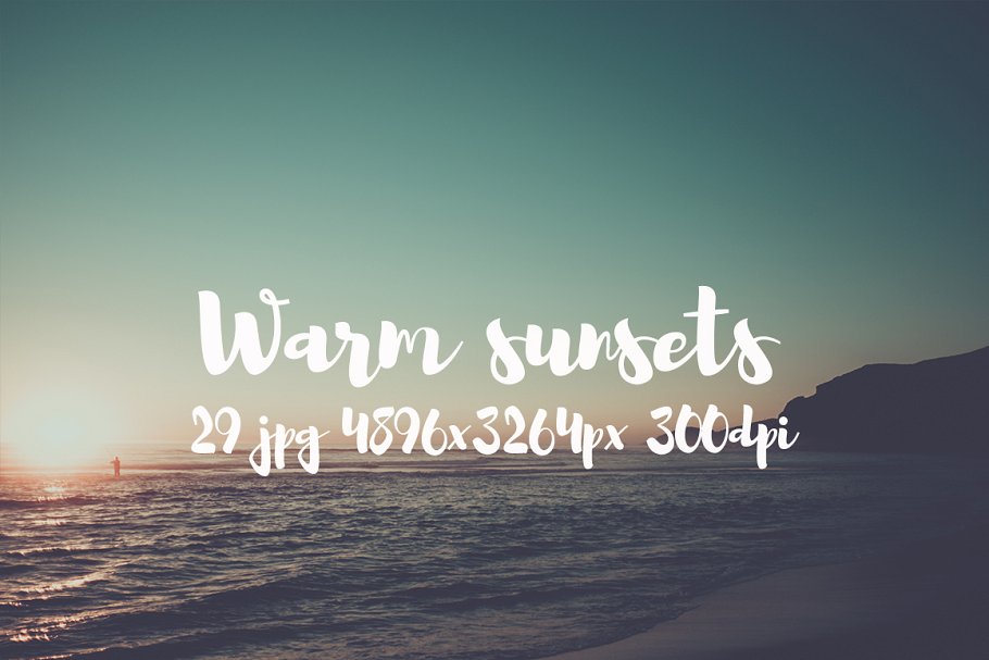 温暖的日落高清照片素材 Warm sunsets photo pack