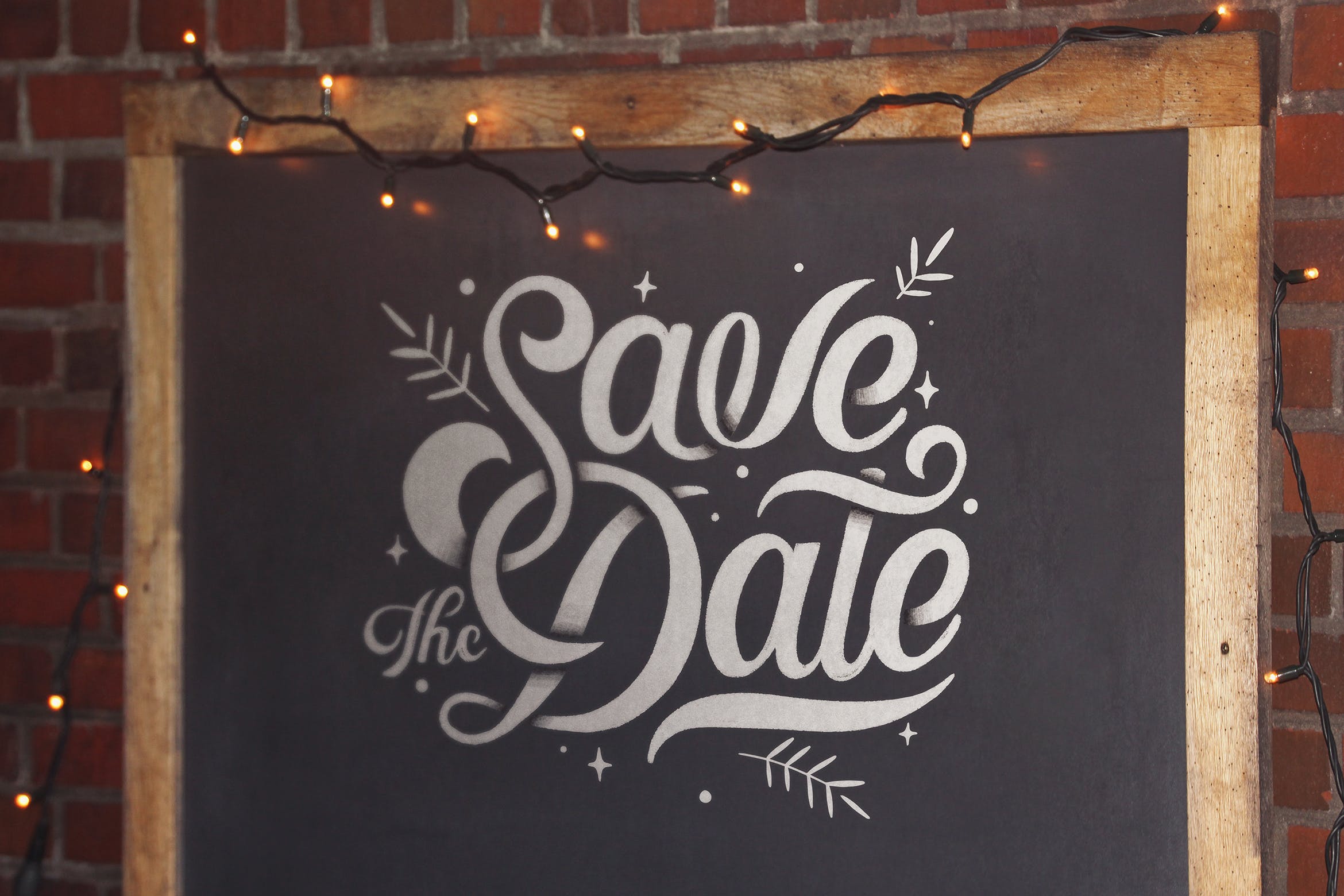 店铺黑板告示牌效果图样机模板 Black Slate Mockup