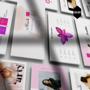 女性品牌文案策划Google Slide幻灯片素材 Nomb – Google Slide Template