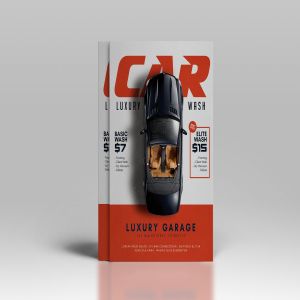 汽车保养清洁服务/4S店广告传单设计模板 Car Wash Flyer