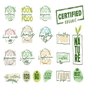 有机食品标志设计模板合集 Organic Food Signs Collection插图2
