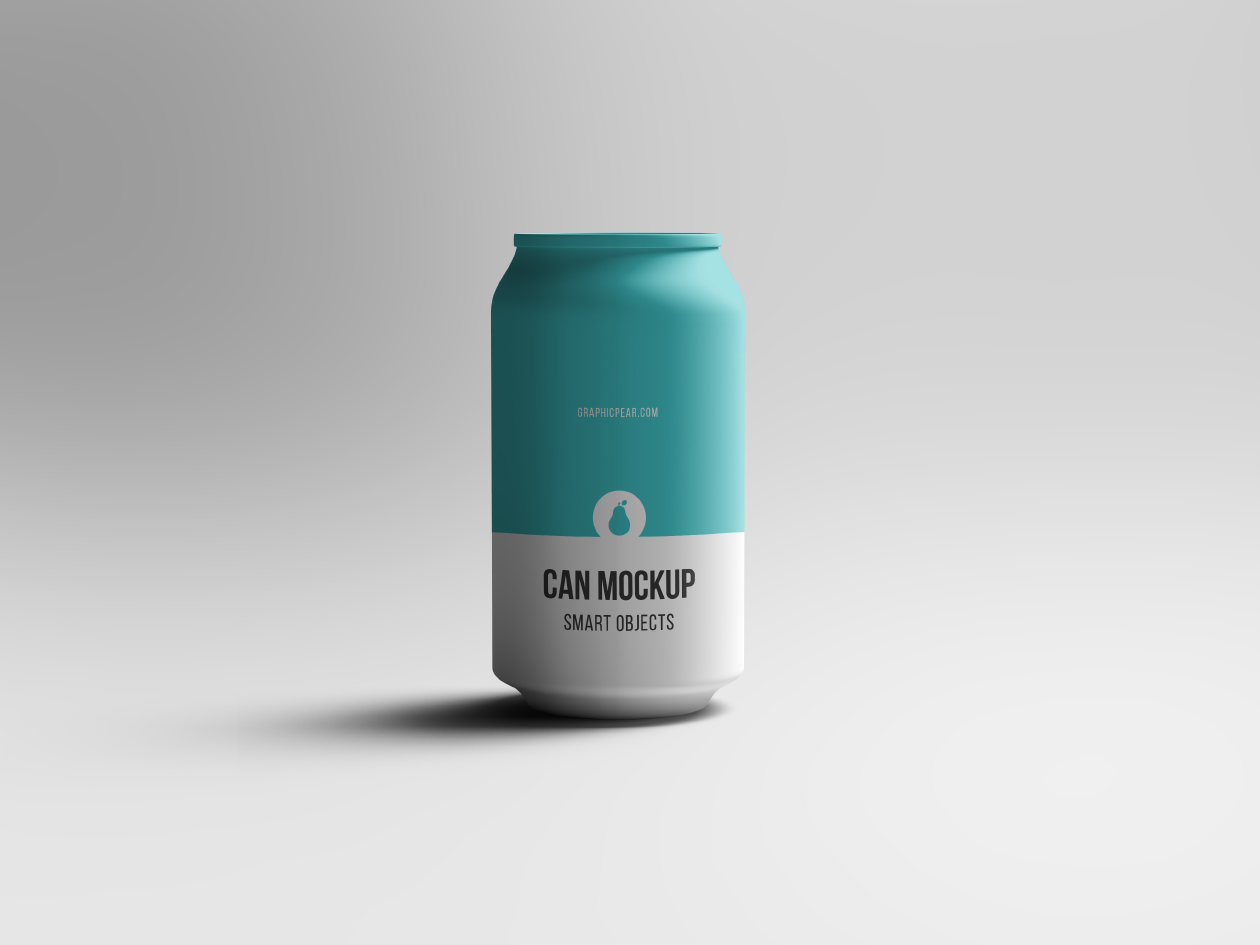 啤酒/饮料易拉罐外观设计PSD样机模板 Psd Can Mockup