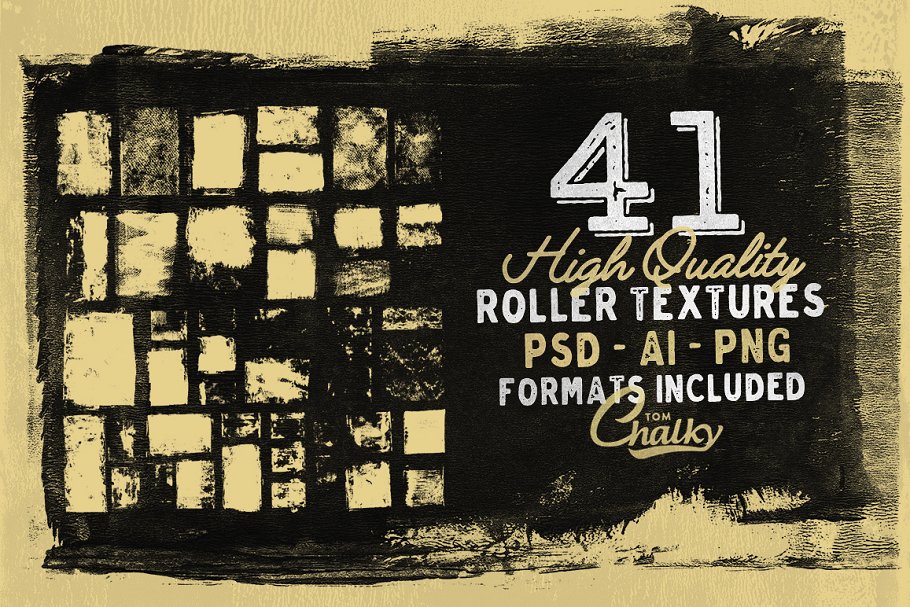41款经典辊漆纹理 41 Roller Paint Textures