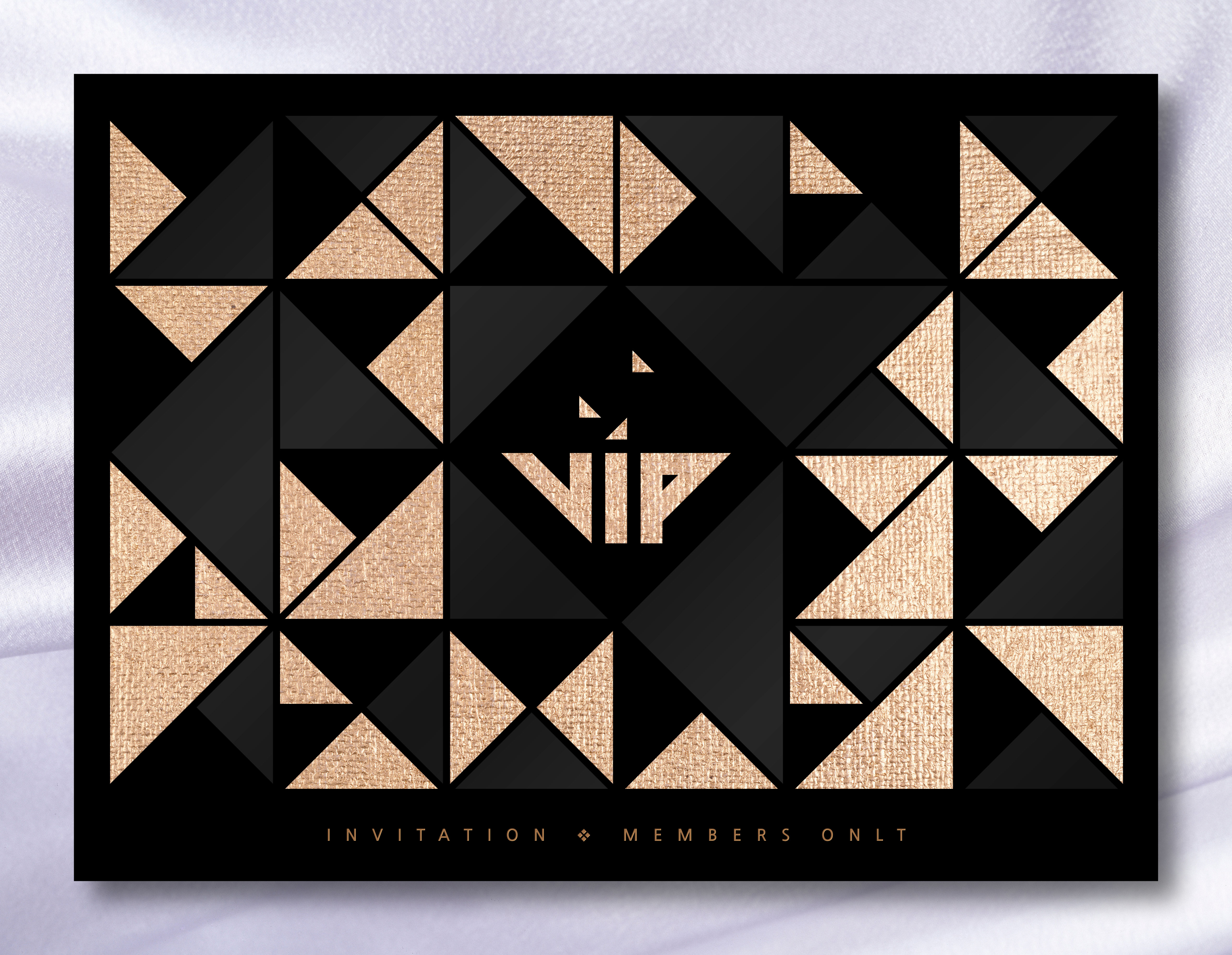 豪华贵宾VIP邀请函设计套装