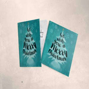 贺卡邀请卡卡片设计效果图样机02 Greeting Card Mockup 02