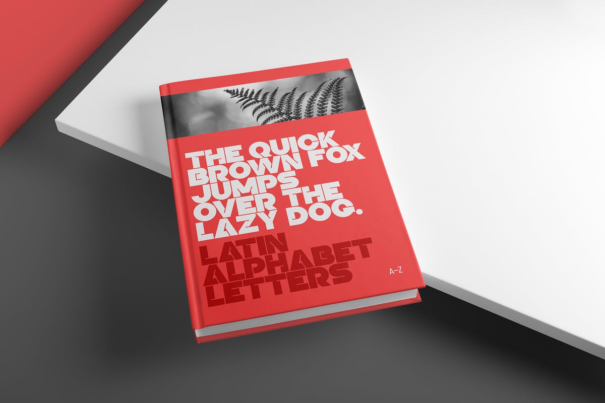 高端红色精装书样机vol.1 Hardcover Book Mockup Vol. 1