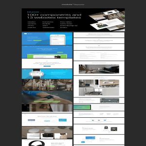 一流设计素材网下午茶：完美的网页UI／UX 界面套装素材下载[PSD]