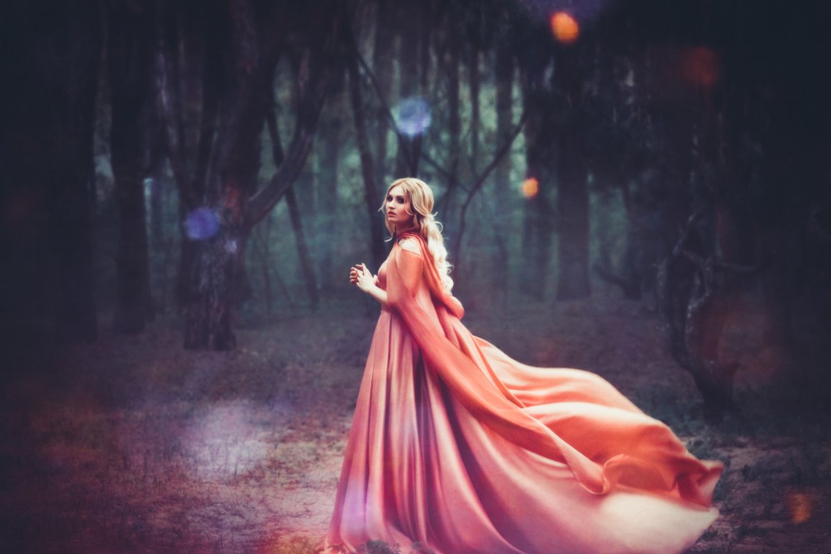 人物魔法仙境魔术照片背景叠层