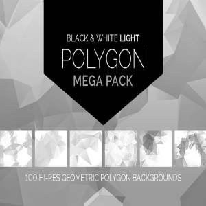 创意多边形图案背景 Light Polygon Mega Pack