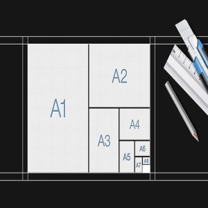 常用纸张规格设置模板生成器PS动作 Print Templates Generator Photoshop Actions