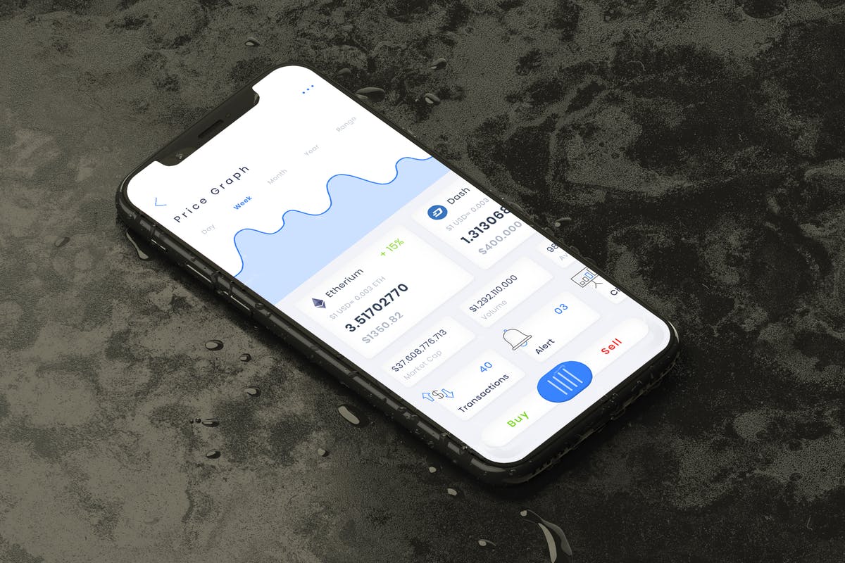 加密数字钱包货币仪表盘UI套件 – T Crypto Wallet Dashboard Mobile Ui – T