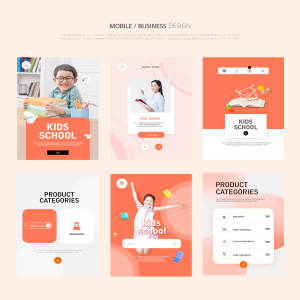 少儿&儿童学习类APP应用程序UI设计