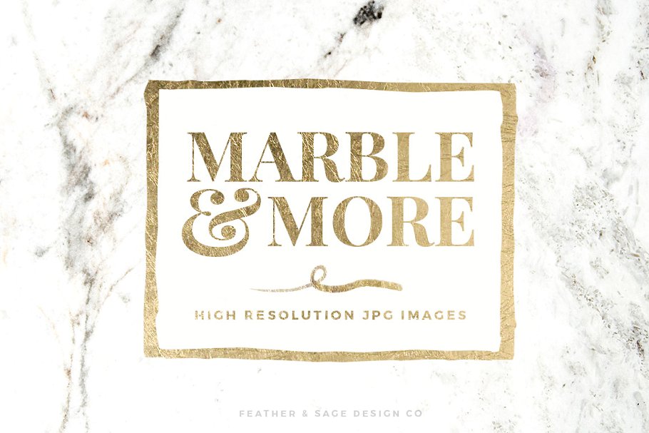 大理石&烫金锡纸纹理 Marble & More Backgrounds