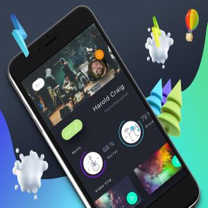 智能手机APP应用个人中心界面模板 Profile 11 Mobile Ui