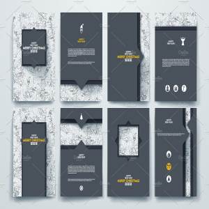 圣诞主题小册子模板 Merry Christmas brochures