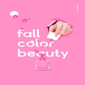 粉色系化妆品广告宣传海报psd素材