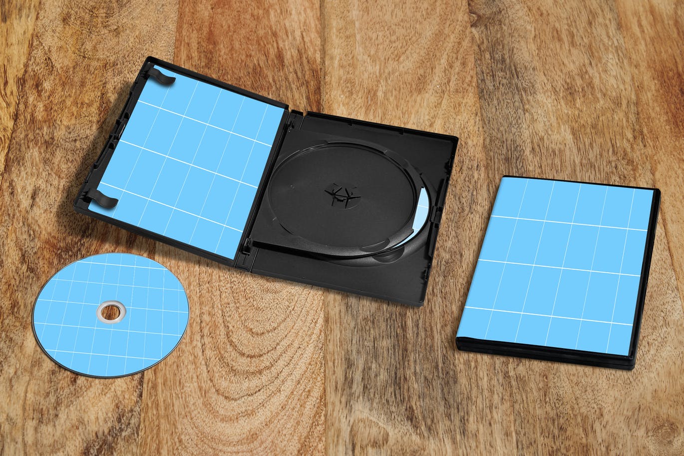DVD/CD光盘包装设计效果图样机01 DVD/CD packaging_Mockup